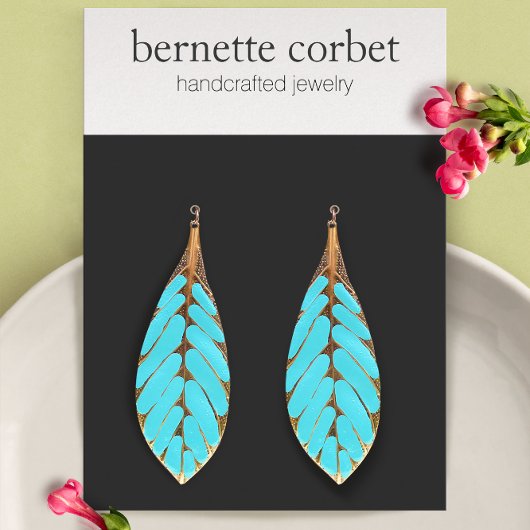 D'accompagnement Carte d'affichage moderne Noir grand oreille