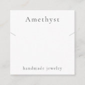 D'accompagnement Carte d'affichage pour bijoux Gemstone (Devant)