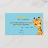 D'accompagnement Carte d'anniversaire (Devant)