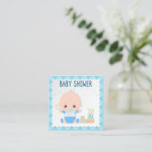 D'accompagnement Carte d'anniversaire bébé, bébé garçon et jouet. C (Debout devant)