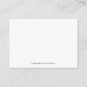 D'accompagnement :: Carte d'anniversaire RSVP (Dos)