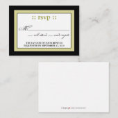 D'accompagnement :: Carte d'anniversaire RSVP (Devant / Derrière)