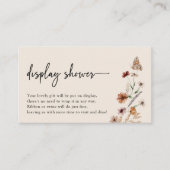 D'accompagnement Carte d'annonce de douche de style Boho (Devant)