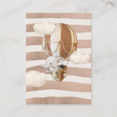 D'accompagnement Carte d'annonce de livres bébé éléphant ballon (Dos)