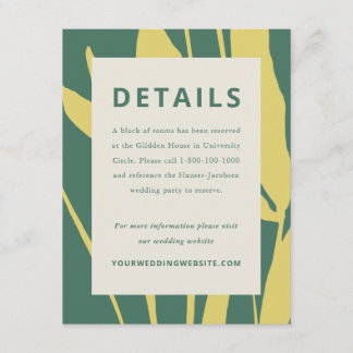 D'accompagnement Carte d'annonce de mariage botanique Citrus