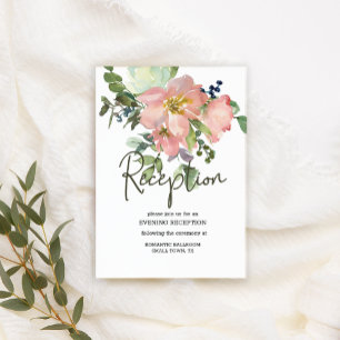 D'accompagnement Carte d'annonce de mariage florale coquille d'œuf