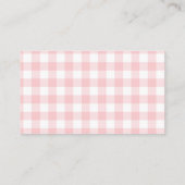D'accompagnement Carte d'annonce de tirage au sort de couche bébé f (Dos)