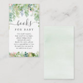 D'accompagnement Carte de Baby shower de demande de réservation Sof (Devant / Derrière)