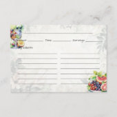 D'accompagnement Carte de base de salade de fruits (Devant)