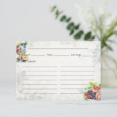 D'accompagnement Carte de base de salade de fruits (Debout devant)