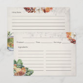 D'accompagnement Carte de base Soup Du Jour Recette (Devant / Derrière)