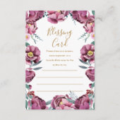 D'accompagnement Carte de bénédiction de la mère florale Prières No (Devant)