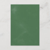 D'accompagnement Carte de bien-être Wild Tropical Palm Mariage (Dos)