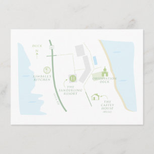 D'accompagnement Carte de bienvenue de mariage sur mesure pour ANNE