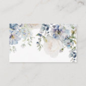 D'accompagnement Carte de billet Blue Hydrangea & Rose Display Shoo (Dos)