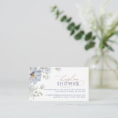 D'accompagnement Carte de billet Blue Hydrangea & Rose Display Shoo (Debout devant)