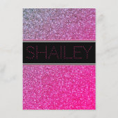 D'accompagnement Carte de boîtier à étincelles roses (Dos)