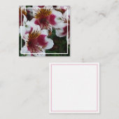 D'accompagnement Carte de boîtier abeille et alstromerias (Devant / Derrière)