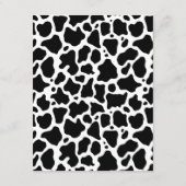 D'accompagnement Carte de boîtier Arrière - plan Motif de vache (Dos)
