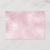 D'accompagnement Carte de boîtier Baby shower à cheval rose (Dos)