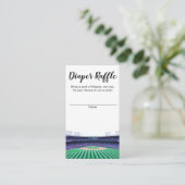 D'accompagnement Carte de boîtier Baby shower de baseball à rouleau (Debout devant)