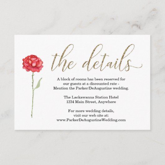 D'accompagnement Carte de boîtier Beauty and Beast Information (Devant)