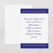 D'accompagnement Carte de boîtier bleu Pearl et Sapphire (Devant / Derrière)