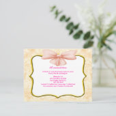 D'accompagnement Carte de boîtier Bow Rose (Debout devant)