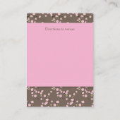 D'accompagnement Carte de boîtier Cherry Blossoms (Dos)