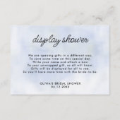 D'accompagnement Carte de boîtier Cloud 9 Blue Display Fête des mar (Devant)