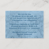 D'accompagnement Carte de boîtier couleur bleu foncé, blanc en dama (Dos)