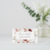 D'accompagnement Carte de boîtier couleur Fleur sauvage d'automne (Debout devant)