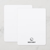 D'accompagnement Carte de boîtier de 4,25 po x 5,5 po (Devant / Derrière)