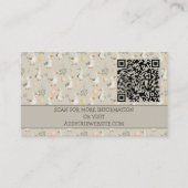 D'accompagnement Carte de boîtier de code QR de l'oie d'aquarelle m (Devant)