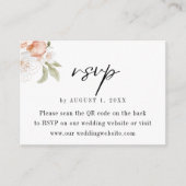D'accompagnement Carte de boîtier de code QR du Mariage budgétaire (Devant)