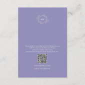 D'accompagnement Carte de boîtier de création de monogramme de lava (Dos)