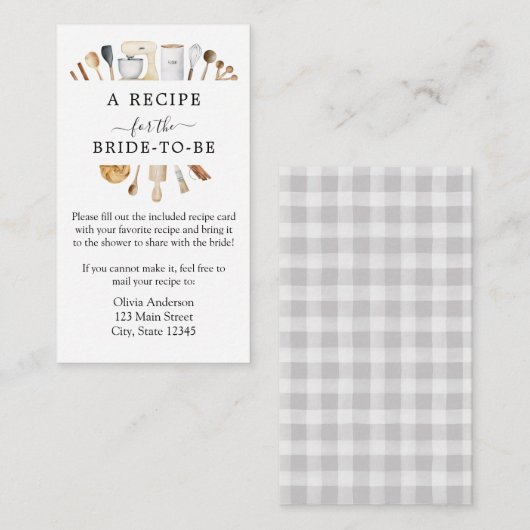 D'accompagnement Carte de boîtier de demande de Fête des mariées de (Devant / Derrière)