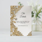 D'accompagnement Carte de boîtier de détail or décoratif (Debout devant)