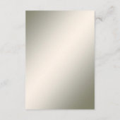 D'accompagnement Carte de boîtier de détails de flou décoratif or (Dos)