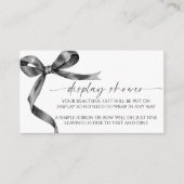 D'accompagnement Carte de boîtier de douche à arc noir (Devant)