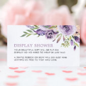 D'accompagnement Carte de boîtier de douche à écran plasma violet R