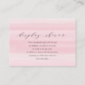 D'accompagnement Carte de boîtier de douche à rayures roses (Devant)