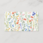 D'accompagnement Carte de boîtier de douche d'affichage Fleur sauva (Dos)