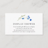 D'accompagnement Carte de boîtier de douche d'affichage Fleur sauva (Devant)