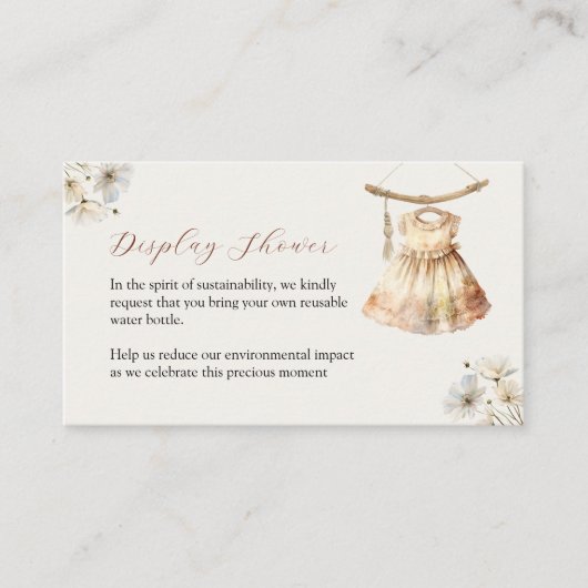 D'accompagnement Carte de boîtier de douche d'affichage pour filles (Devant)