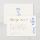 D'accompagnement Carte de boîtier de douche d'affichage pour la Chi (Devant / Derrière)