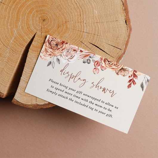 D'accompagnement Carte de boîtier de douche d'écran de Baby shower 