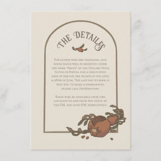 D'accompagnement Carte de boîtier de grenade vintage