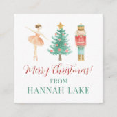 D'accompagnement Carte de boîtier de jour férié Nutcracker personna (Devant)