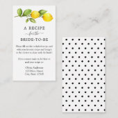 D'accompagnement Carte de boîtier de la demande de Fête des mariées (Devant / Derrière)